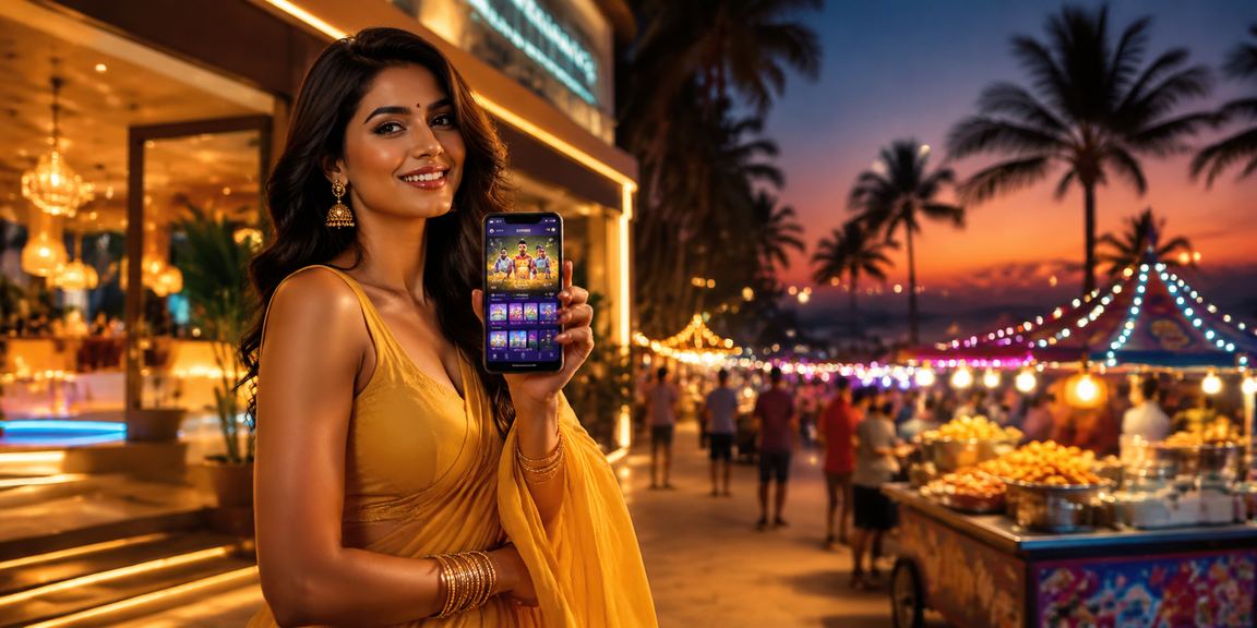Casino app on beach in Goa for Indian players